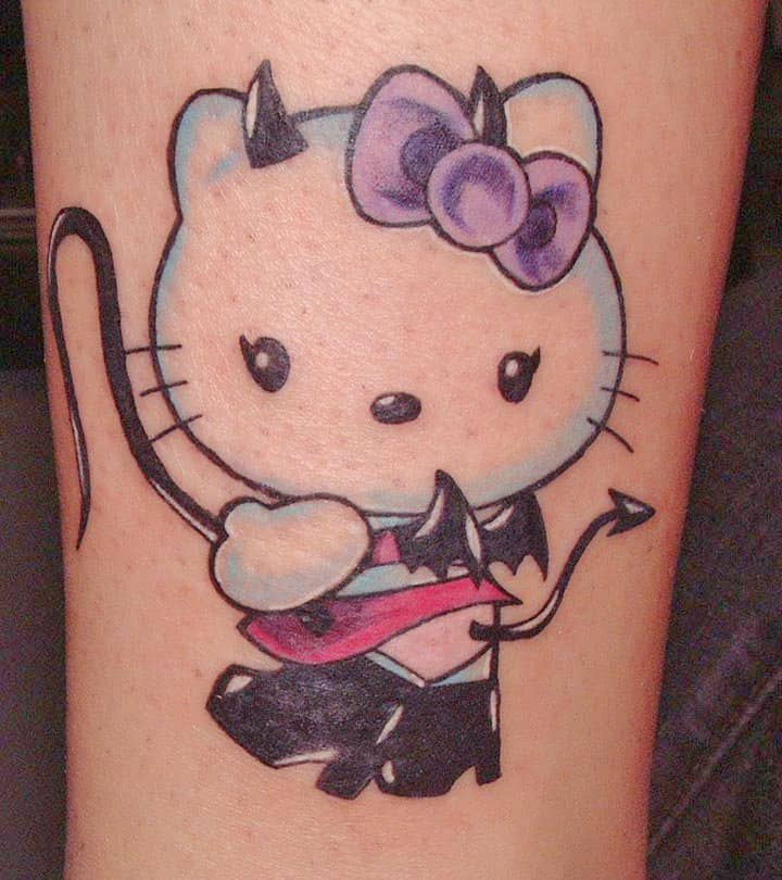 Hello kitty tattoo